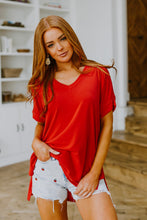 Load image into Gallery viewer, Hi-Waisted Judy Blue Cherry Acid Wash Cutoffs