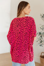 Load image into Gallery viewer, Essential Blouse in Hot Pink Leopard