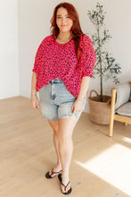 Load image into Gallery viewer, Essential Blouse in Hot Pink Leopard