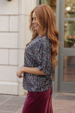 Load image into Gallery viewer, Evening of Stars Sequin Top