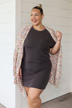 Load image into Gallery viewer, Everyday Favorite Ribbed Knit Dress in Black