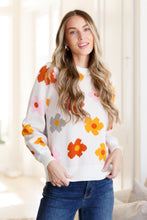 Load image into Gallery viewer, Falling Flowers Floral Sweater