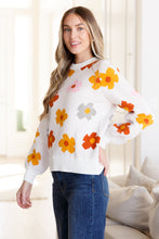 Load image into Gallery viewer, Falling Flowers Floral Sweater