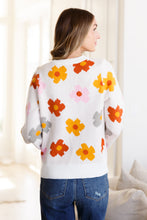 Load image into Gallery viewer, Falling Flowers Floral Sweater