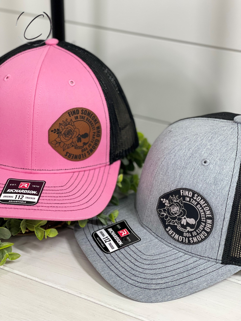 Find Someone To Grow Flowers Accent Patch Snapback Hat