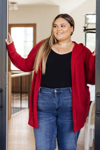 Load image into Gallery viewer, First Things First Hooded Cardigan