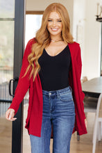 Load image into Gallery viewer, First Things First Hooded Cardigan