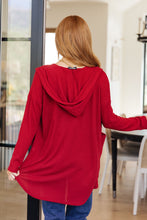 Load image into Gallery viewer, First Things First Hooded Cardigan