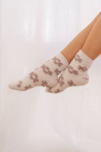 Load image into Gallery viewer, Flower Power Plush Socks 3 Pack
