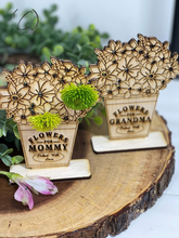 Load image into Gallery viewer, Flowers For... Wood Flower Card