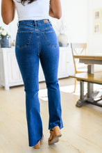 Load image into Gallery viewer, Francine High Rise Tummy Control Flared Cool Denim Judy Blue Jeans