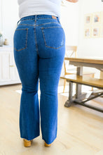 Load image into Gallery viewer, Francine High Rise Tummy Control Flared Cool Denim Judy Blue Jeans