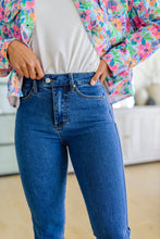 Load image into Gallery viewer, Francine High Rise Tummy Control Flared Cool Denim Judy Blue Jeans