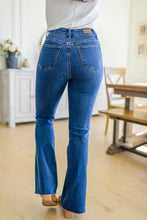 Load image into Gallery viewer, Francine High Rise Tummy Control Flared Cool Denim Judy Blue Jeans