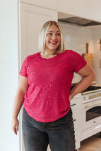 Load image into Gallery viewer, Glimmering Night Sequin Top in Hot Pink