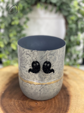 Load image into Gallery viewer, Ghost Black Glitter Dangle Earrings