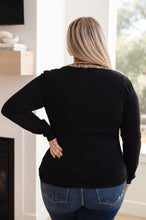 Load image into Gallery viewer, DOORBUSTER: Glitter Lining Long Sleeve V-Neck Top