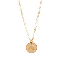 Load image into Gallery viewer, Rainbow Disc Necklace