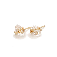 Load image into Gallery viewer, Herkimer Diamond Stud Earrings