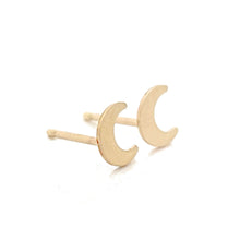 Load image into Gallery viewer, Moon Stud Earrings