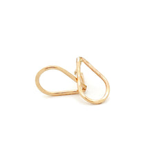 Load image into Gallery viewer, Hammered Teardrop Stud Earrings