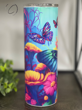 Load image into Gallery viewer, Groovy Butterfly 20oz Skinny Tumbler