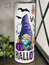 Load image into Gallery viewer, Happy Hallothanksmas 20oz Skinny Tumbler