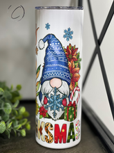 Load image into Gallery viewer, Happy Hallothanksmas 20oz Skinny Tumbler
