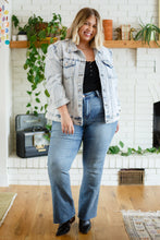 Load image into Gallery viewer, Hello Lovely Quarter Sleeve Denim Jacket