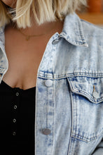 Load image into Gallery viewer, Hello Lovely Quarter Sleeve Denim Jacket