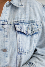 Load image into Gallery viewer, Hello Lovely Quarter Sleeve Denim Jacket