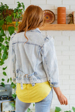 Load image into Gallery viewer, Hello Lovely Quarter Sleeve Denim Jacket
