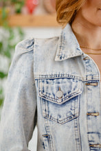 Load image into Gallery viewer, Hello Lovely Quarter Sleeve Denim Jacket