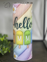 Load image into Gallery viewer, Hello Summer Creamsicles Inflated 20oz Skinny Tumbler