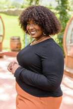 Load image into Gallery viewer, Here For It Long Sleeve Ribbed Crop Top