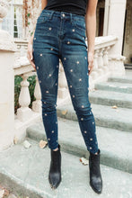 Load image into Gallery viewer, High Rise Starlight Judy Blue Skinnies
