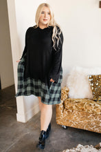 Load image into Gallery viewer, Hints Of Plaid Dress in Green