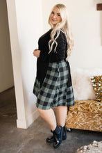 Load image into Gallery viewer, Hints Of Plaid Dress in Green
