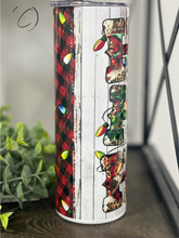 Load image into Gallery viewer, Ho, Ho, Ho Heifer 20oz Skinny Tumbler