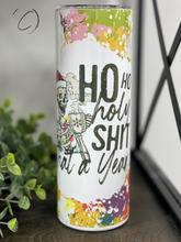 Load image into Gallery viewer, Ho, Ho, Holy S*** 20oz Skinny Tumbler
