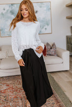 Load image into Gallery viewer, Relax With Me Knit Top in White