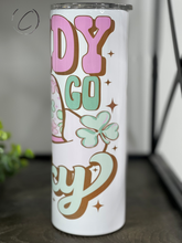 Load image into Gallery viewer, Howdy Go Lucky 20oz Skinny Tumbler