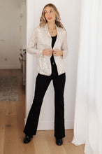Load image into Gallery viewer, I Know You&#39;re Busy Sequin Blazer