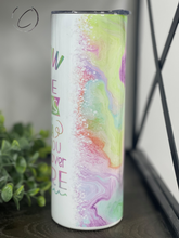 Load image into Gallery viewer, I Know Your Lane Sucks 20oz Skinny Tumbler