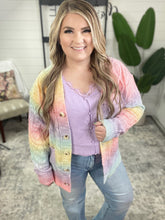 Load image into Gallery viewer, Sweet Dreams Rainbow Cardigan