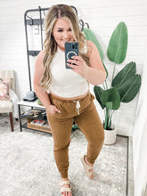 Load image into Gallery viewer, Unconditional Comfort Joggers in Deep Camel