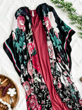 Load image into Gallery viewer, V Neck Maxi Dress With Pockets In Rosewood