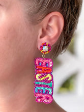 Load image into Gallery viewer, PREORDER: Happy Easter Sequin Dangle Earrings