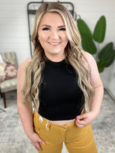 Load image into Gallery viewer, Best Friends Cropped Tank in Black