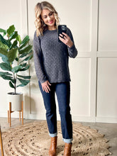 Load image into Gallery viewer, High Waisted Judy Blue Straight Leg Mom Jeans In Dark Wash